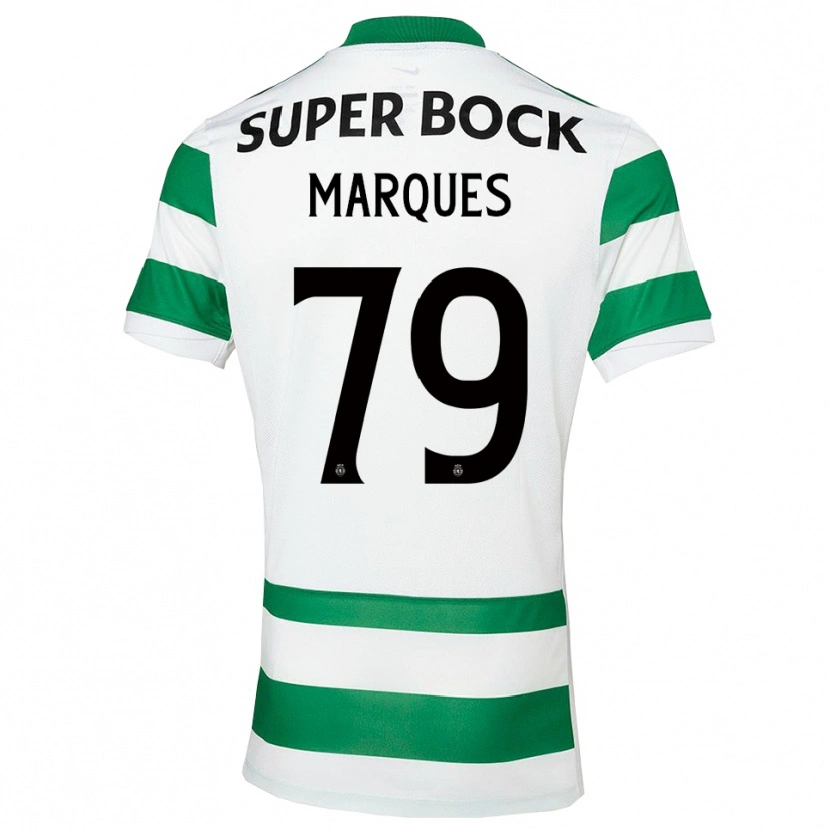 Danxen Herren Rodrigo Marquês #79 Grün Weiß Heimtrikot Trikot 2025/26 T-Shirt