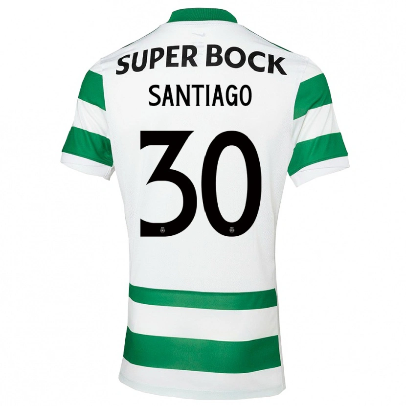 Danxen Herren Carolina Santiago #30 Grün Weiß Heimtrikot Trikot 2025/26 T-Shirt