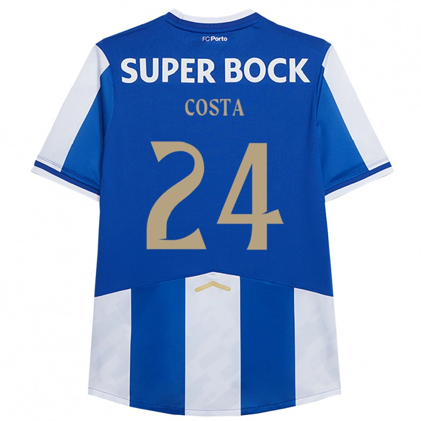 Danxen Herren João Costa #24 Blau Weiß Heimtrikot Trikot 2025/26 T-Shirt