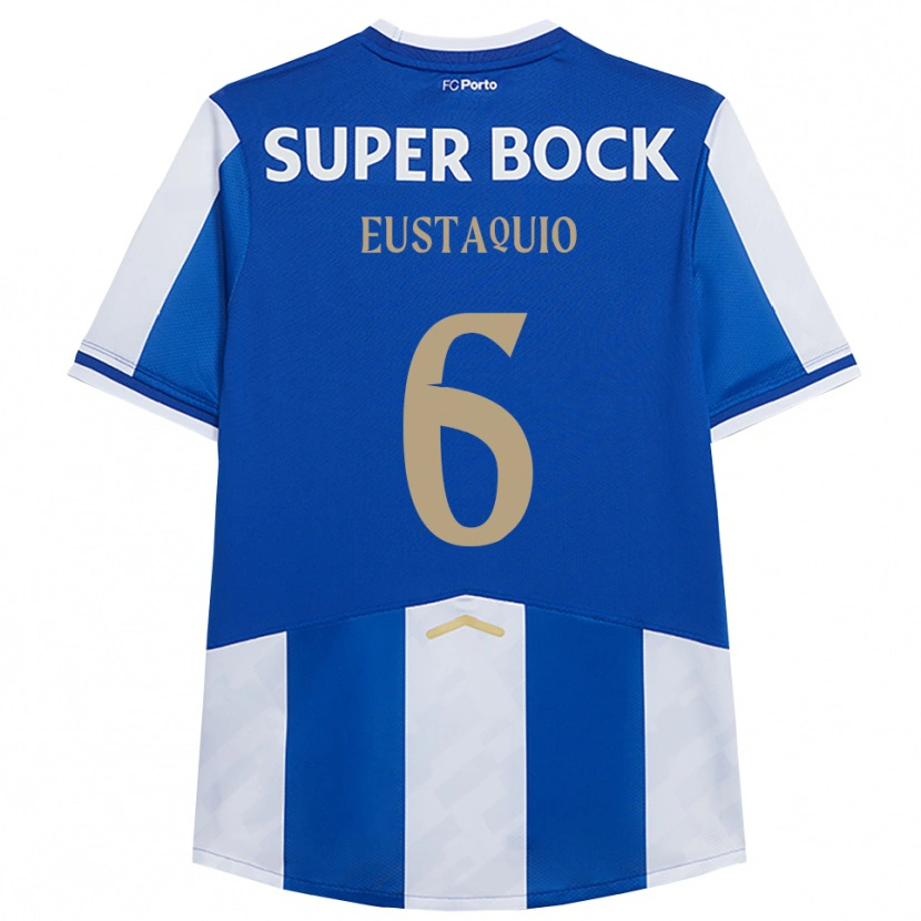 Danxen Herren Stephen Eustaquio #6 Blau Weiß Heimtrikot Trikot 2025/26 T-Shirt