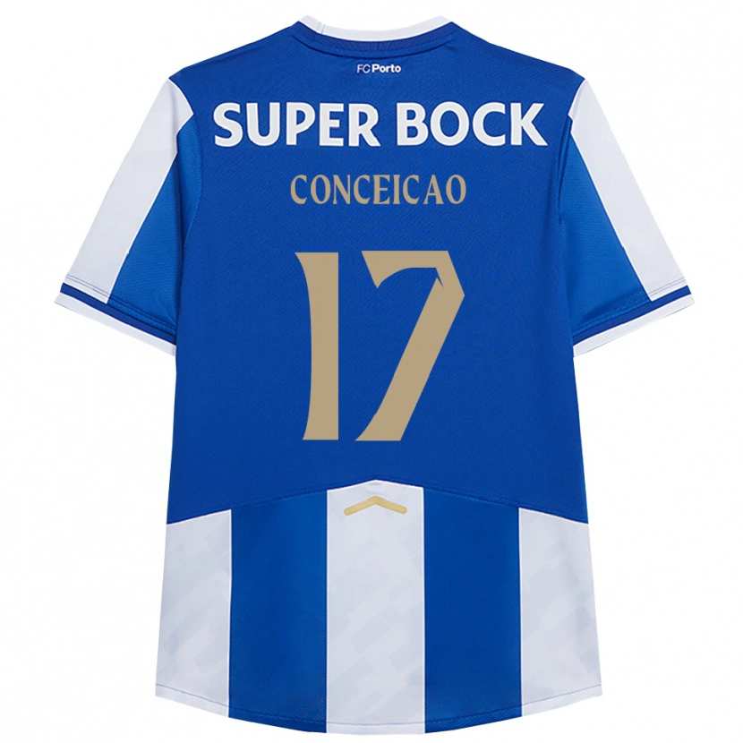 Danxen Herren Rodrigo Conceicao #17 Blau Weiß Heimtrikot Trikot 2025/26 T-Shirt
