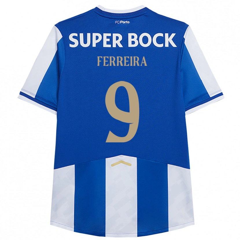 Danxen Herren Cristina Ferreira #9 Blau Weiß Heimtrikot Trikot 2025/26 T-Shirt