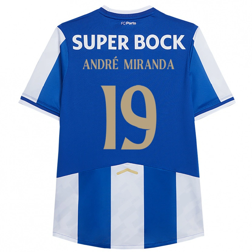 Danxen Herren André Miranda #19 Blau Weiß Heimtrikot Trikot 2025/26 T-Shirt