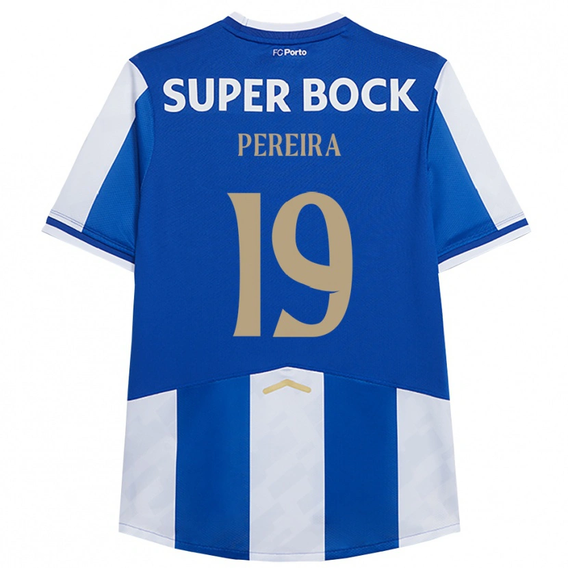 Danxen Herren João Pereira #19 Blau Weiß Heimtrikot Trikot 2025/26 T-Shirt