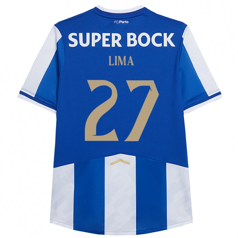 Danxen Herren Cláudia Lima #27 Blau Weiß Heimtrikot Trikot 2025/26 T-Shirt