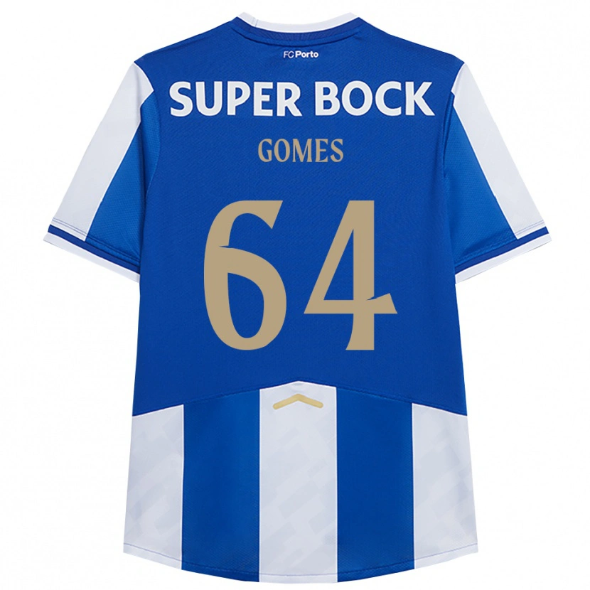Danxen Herren Luís Gomes #64 Blau Weiß Heimtrikot Trikot 2025/26 T-Shirt