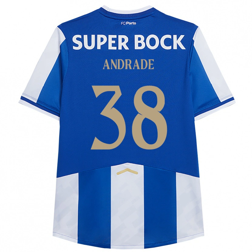 Danxen Herren Fernando Andrade #38 Blau Weiß Heimtrikot Trikot 2025/26 T-Shirt