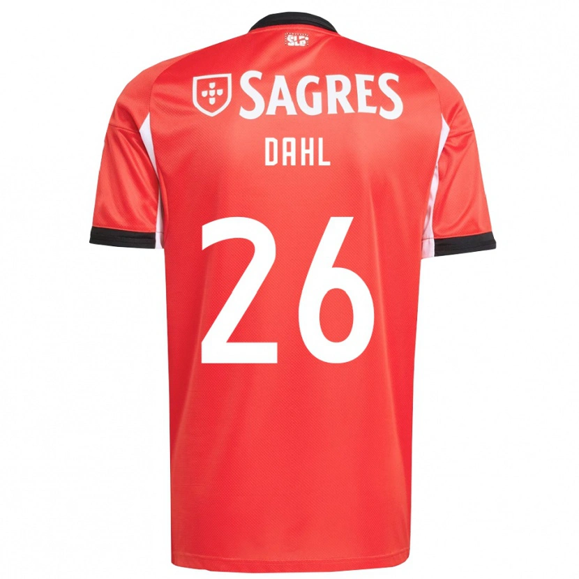 Danxen Herren Samuel Dahl #26 Rot Weiß Heimtrikot Trikot 2025/26 T-Shirt