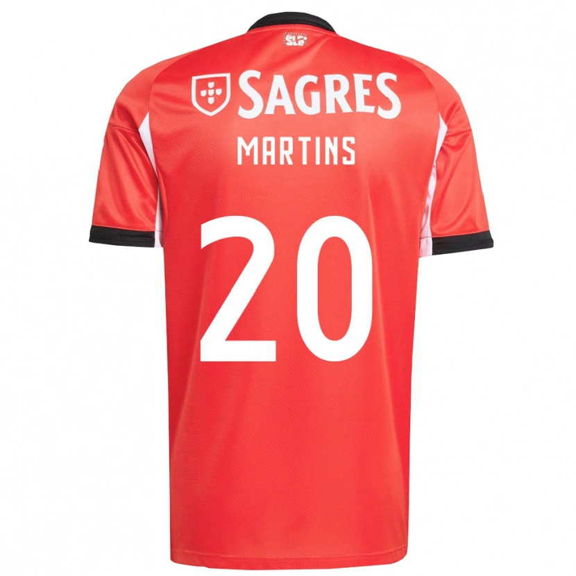 Danxen Herren Lara Martins #20 Rot Weiß Heimtrikot Trikot 2025/26 T-Shirt