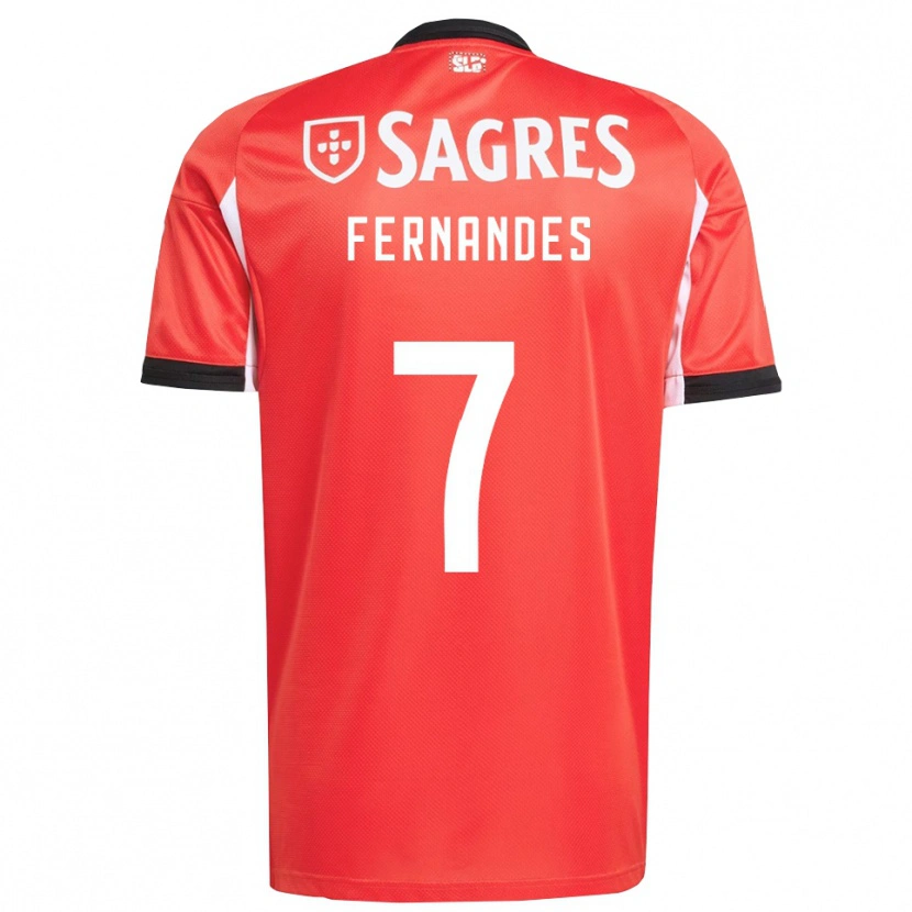 Danxen Herren Ricardo Fernandes #7 Rot Weiß Heimtrikot Trikot 2025/26 T-Shirt