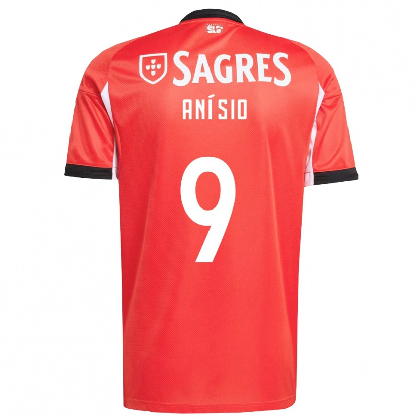 Danxen Herren Anísio #9 Rot Weiß Heimtrikot Trikot 2025/26 T-Shirt