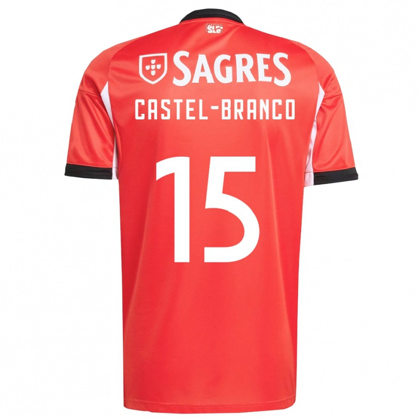 Danxen Herren Diego Castel Branco #15 Rot Weiß Heimtrikot Trikot 2025/26 T-Shirt