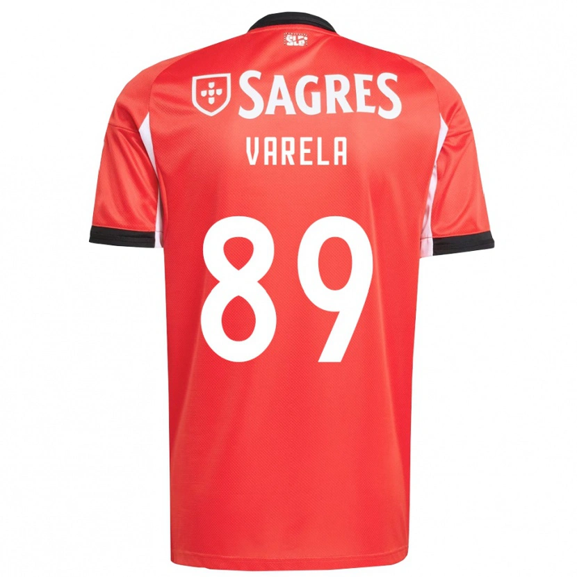 Danxen Herren Gustavo Varela #89 Rot Weiß Heimtrikot Trikot 2025/26 T-Shirt