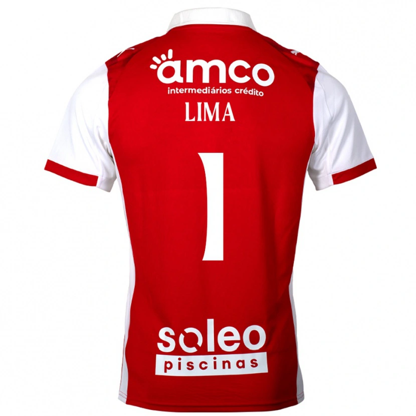 Danxen Herren Aline Lima #1 Rot Weiß Heimtrikot Trikot 2025/26 T-Shirt