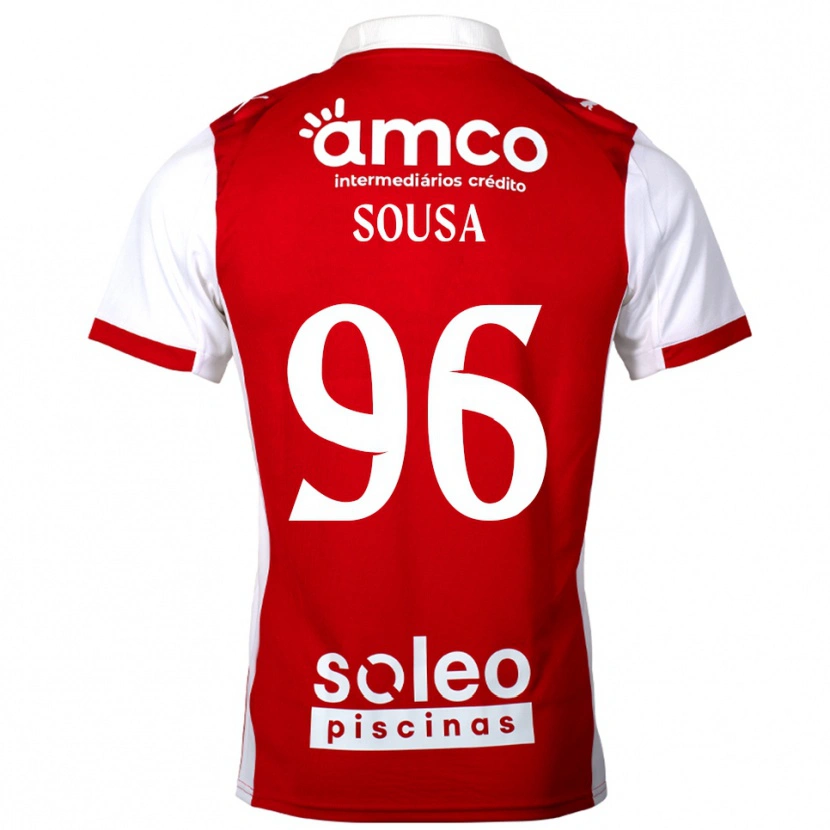 Danxen Herren Afonso Sousa #96 Rot Weiß Heimtrikot Trikot 2025/26 T-Shirt