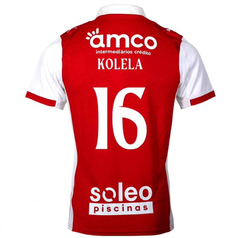 Danxen Herren Kyllian Kolela #16 Rot Weiß Heimtrikot Trikot 2025/26 T-Shirt