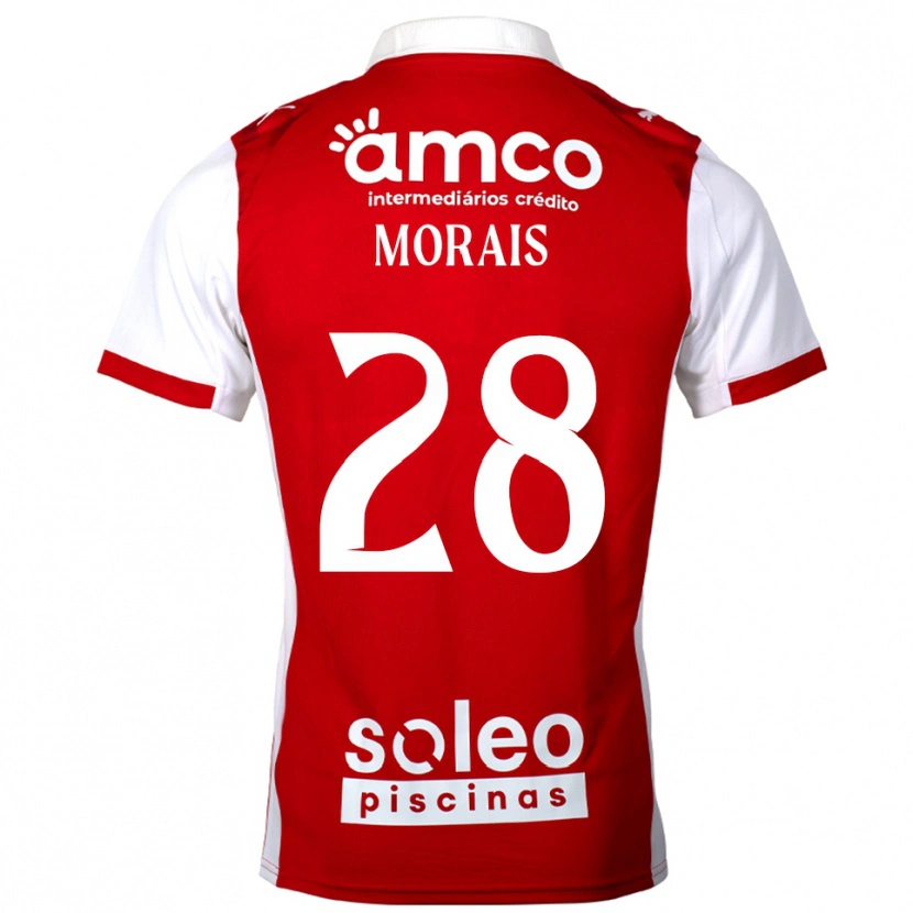 Danxen Herren Patrícia Morais #28 Rot Weiß Heimtrikot Trikot 2025/26 T-Shirt