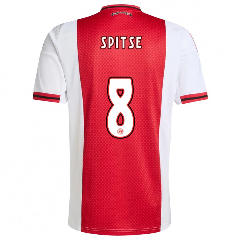Danxen Herren Sherida Spitse #8 Rot Weiß Heimtrikot Trikot 2025/26 T-Shirt