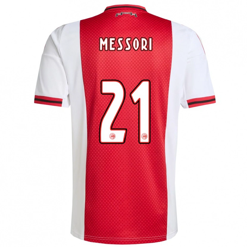 Danxen Herren Luca Messori #21 Rot Weiß Heimtrikot Trikot 2025/26 T-Shirt