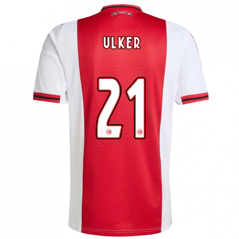 Danxen Herren Ufuk Ulker #21 Rot Weiß Heimtrikot Trikot 2025/26 T-Shirt
