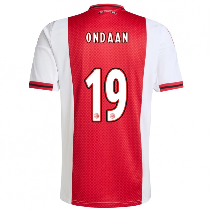 Danxen Herren Terell Ondaan #19 Rot Weiß Heimtrikot Trikot 2025/26 T-Shirt