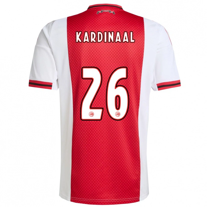 Danxen Herren Isa Kardinaal #26 Rot Weiß Heimtrikot Trikot 2025/26 T-Shirt