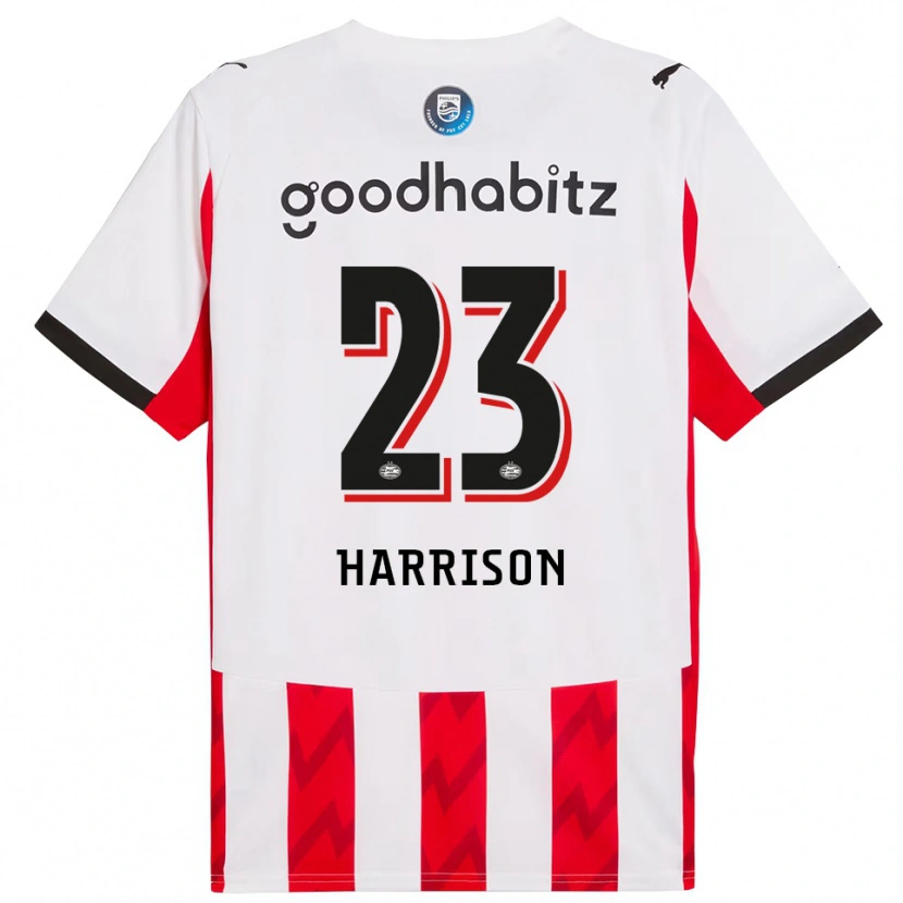 Danxen Herren Amy Harrison #23 Rot Weiß Heimtrikot Trikot 2025/26 T-Shirt