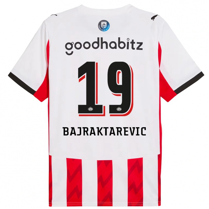Danxen Herren Esmir Bajraktarević #19 Rot Weiß Heimtrikot Trikot 2025/26 T-Shirt