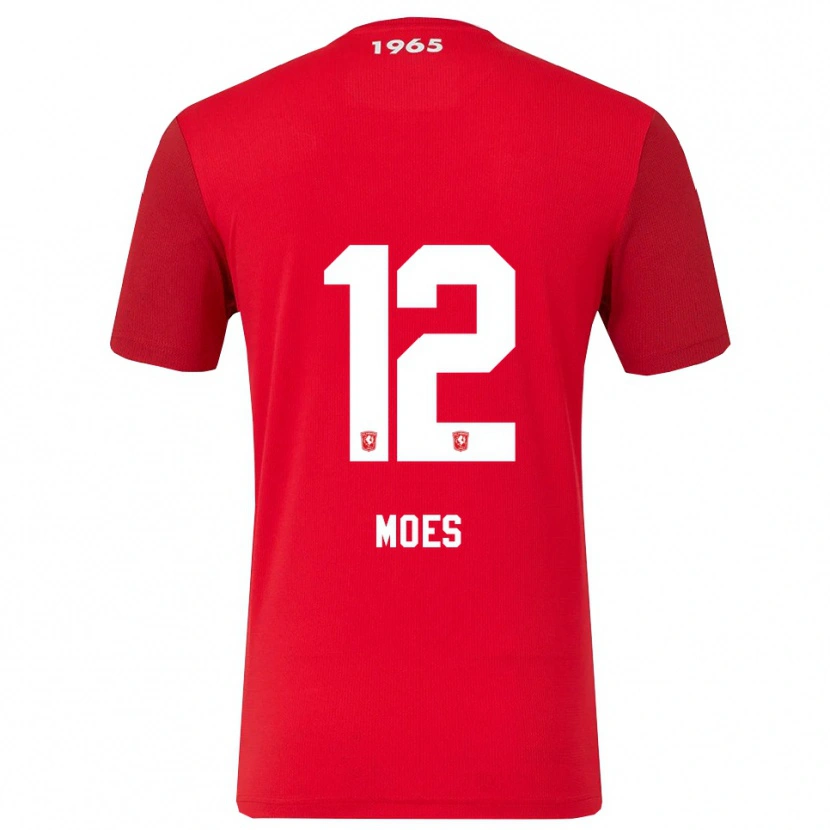 Danxen Herren Lucas Moes #12 Rot Weiß Heimtrikot Trikot 2025/26 T-Shirt
