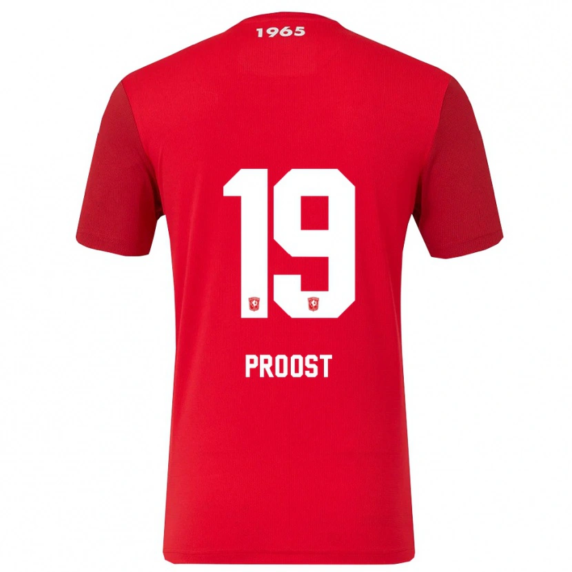 Danxen Herren Sophie Proost #19 Rot Weiß Heimtrikot Trikot 2025/26 T-Shirt