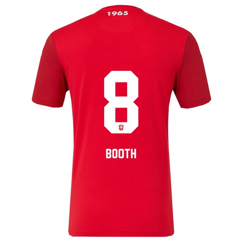 Danxen Herren Taylor Booth #8 Rot Weiß Heimtrikot Trikot 2025/26 T-Shirt