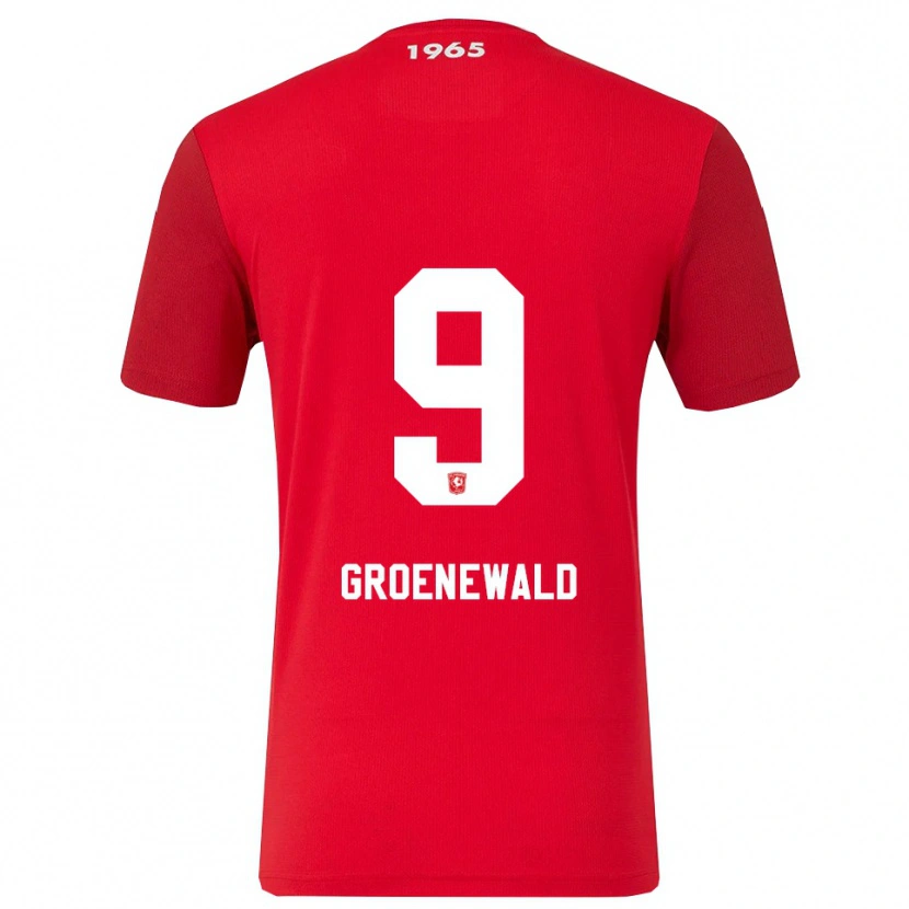 Danxen Herren Nigel Groenewald #9 Rot Weiß Heimtrikot Trikot 2025/26 T-Shirt