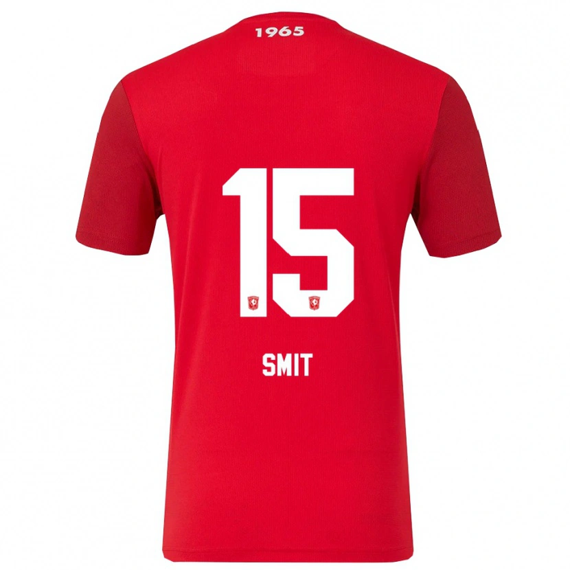 Danxen Herren Mauro Smit #15 Rot Weiß Heimtrikot Trikot 2025/26 T-Shirt