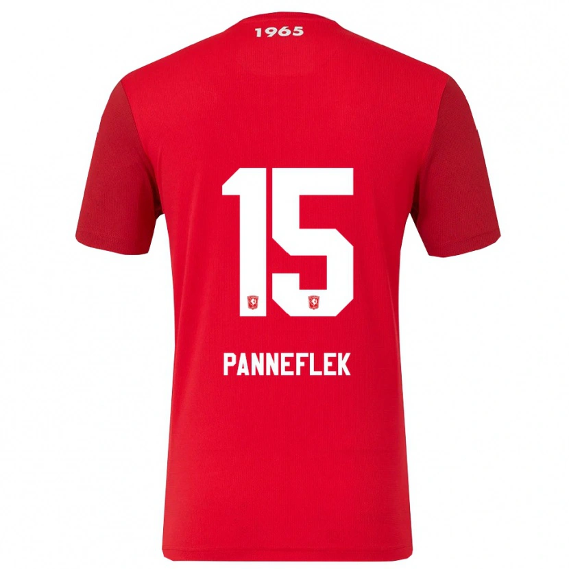 Danxen Herren Owen Panneflek #15 Rot Weiß Heimtrikot Trikot 2025/26 T-Shirt