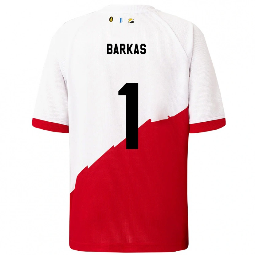 Danxen Herren Vasilios Barkas #1 Weiß Rot Heimtrikot Trikot 2025/26 T-Shirt