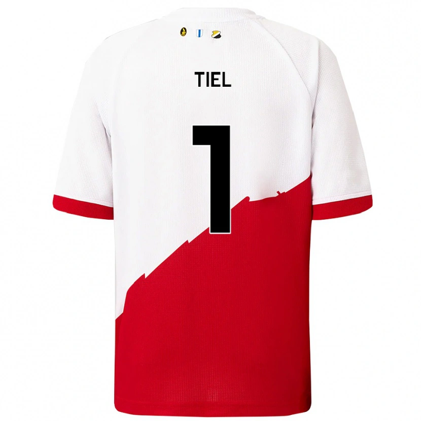 Danxen Herren Mick Tiel #1 Weiß Rot Heimtrikot Trikot 2025/26 T-Shirt