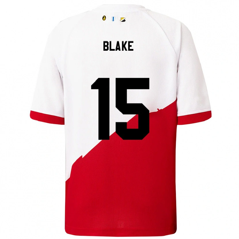 Danxen Herren Adrian Blake #15 Weiß Rot Heimtrikot Trikot 2025/26 T-Shirt