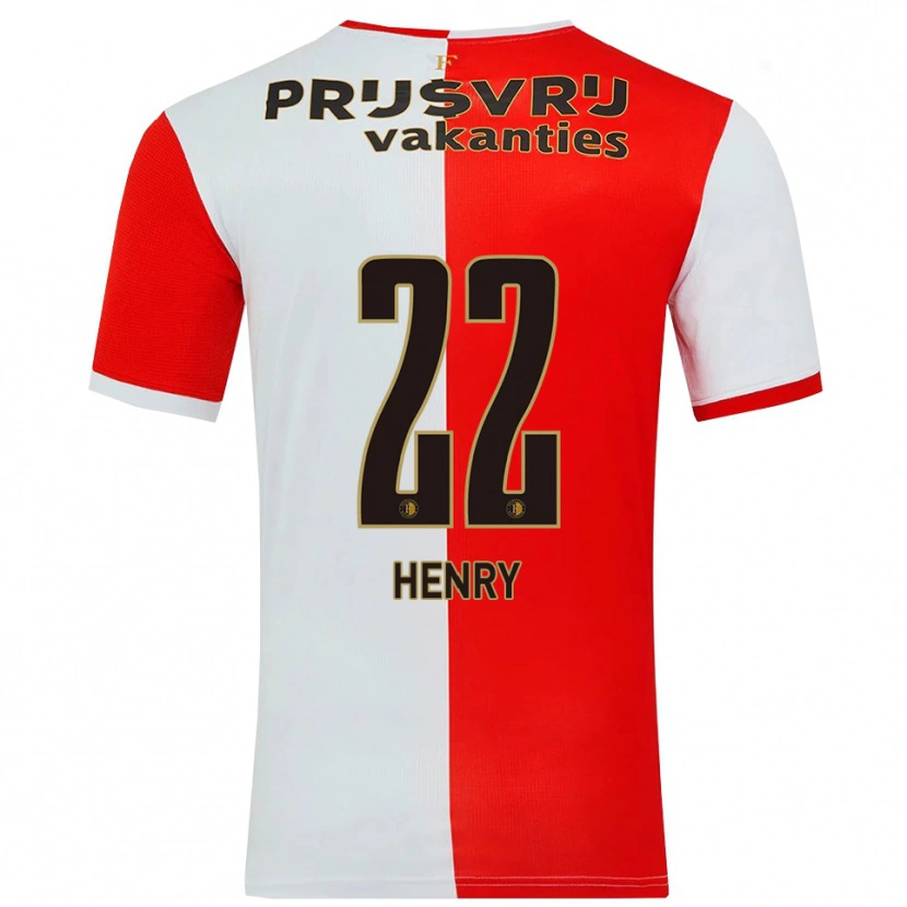 Danxen Herren Ziva Henry #22 Rot Weiß Heimtrikot Trikot 2025/26 T-Shirt