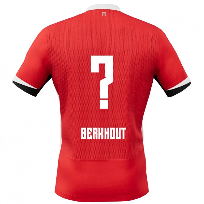 Danxen Herren Jorn Berkhout #0 Rot Weiß Heimtrikot Trikot 2025/26 T-Shirt