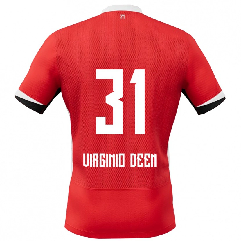 Danxen Herren Daniël Virginio Deen #31 Rot Weiß Heimtrikot Trikot 2025/26 T-Shirt