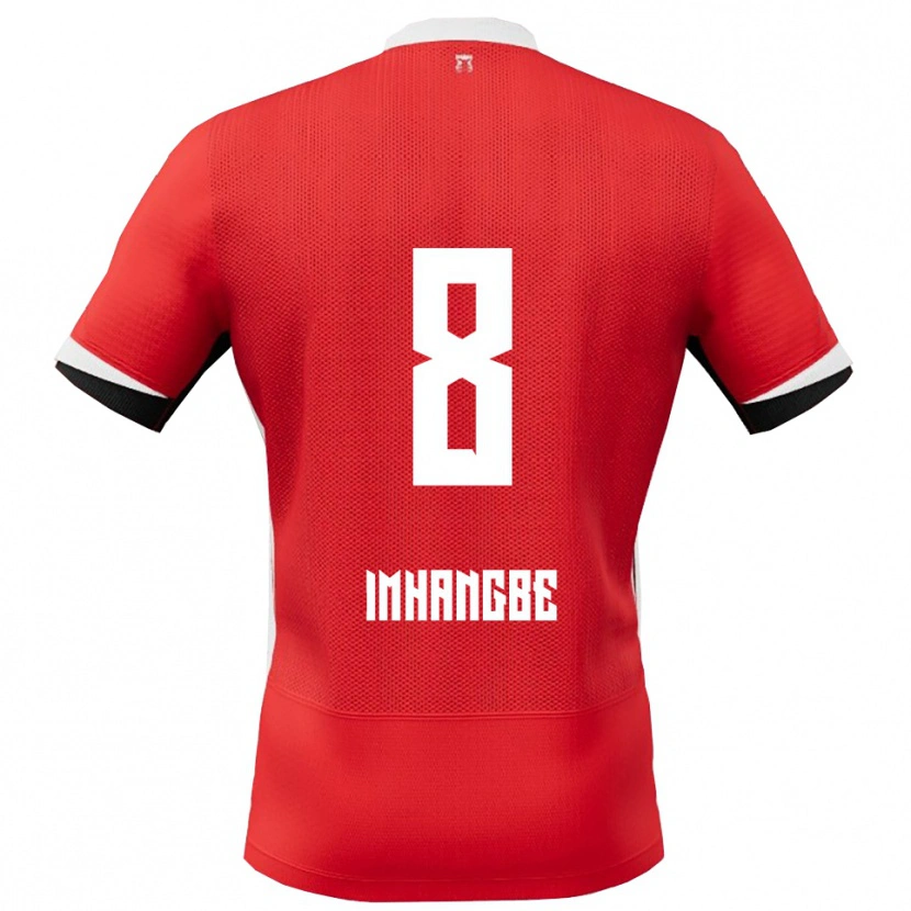 Danxen Herren Amani Imhangbe #8 Rot Weiß Heimtrikot Trikot 2025/26 T-Shirt