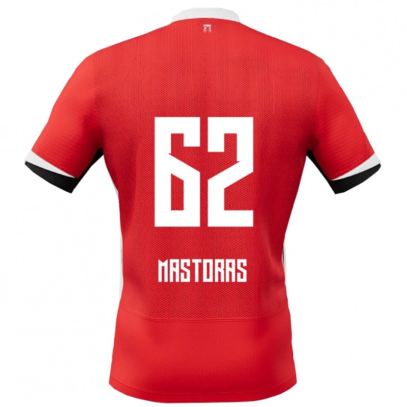 Danxen Herren Enoch Mastoras #62 Rot Weiß Heimtrikot Trikot 2025/26 T-Shirt