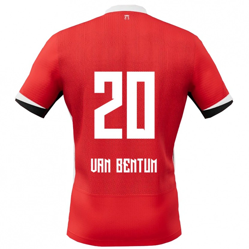 Danxen Herren Mirte Van Bentum #20 Rot Weiß Heimtrikot Trikot 2025/26 T-Shirt