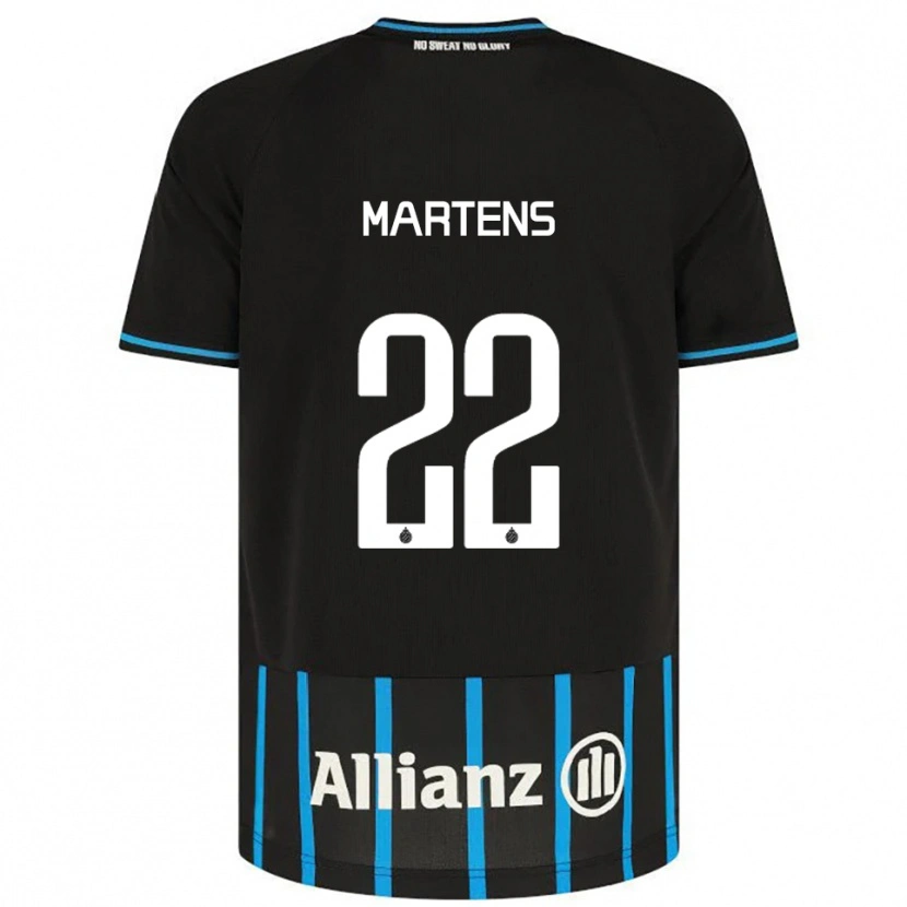 Danxen Herren Quinze Martens #22 Schwarz Blau Heimtrikot Trikot 2025/26 T-Shirt