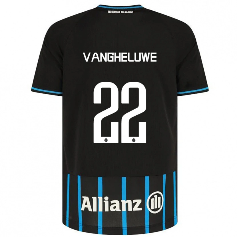 Danxen Herren Jody Vangheluwe #22 Schwarz Blau Heimtrikot Trikot 2025/26 T-Shirt