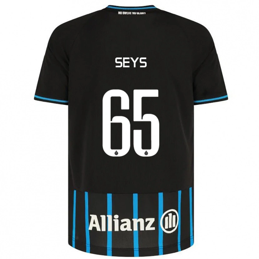 Danxen Herren Joaquin Seys #65 Schwarz Blau Heimtrikot Trikot 2025/26 T-Shirt