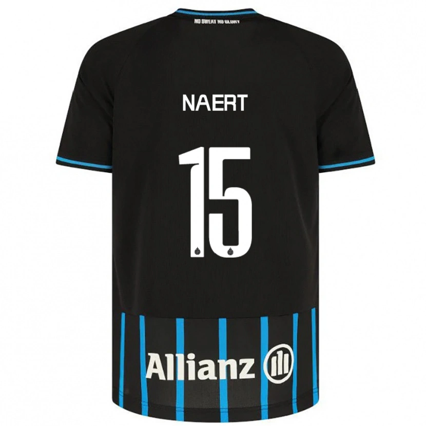 Danxen Herren Stan Naert #15 Schwarz Blau Heimtrikot Trikot 2025/26 T-Shirt