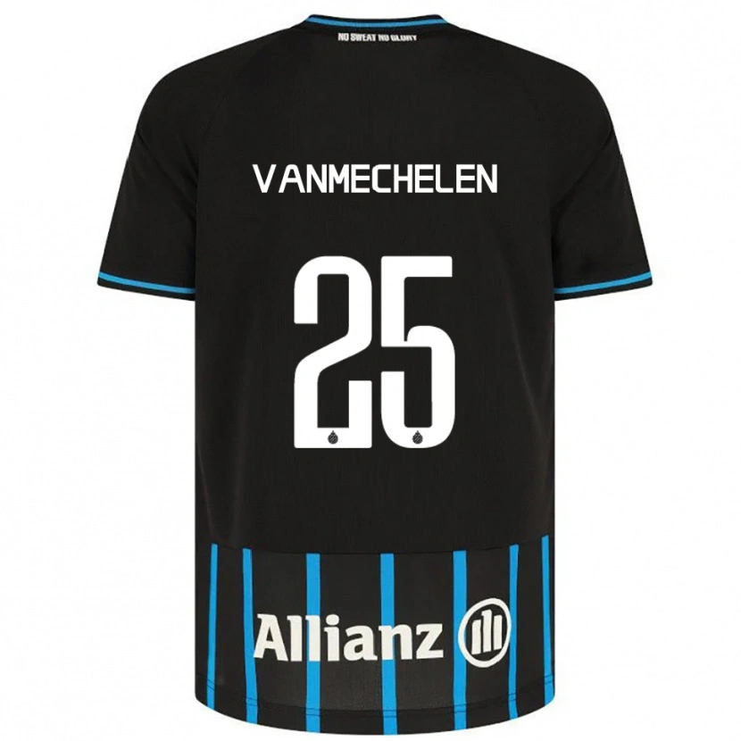 Danxen Herren Davinia Vanmechelen #25 Schwarz Blau Heimtrikot Trikot 2025/26 T-Shirt
