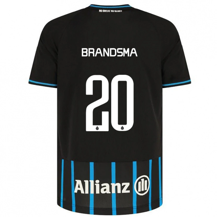Danxen Herren Ilke Brandsma #20 Schwarz Blau Heimtrikot Trikot 2025/26 T-Shirt