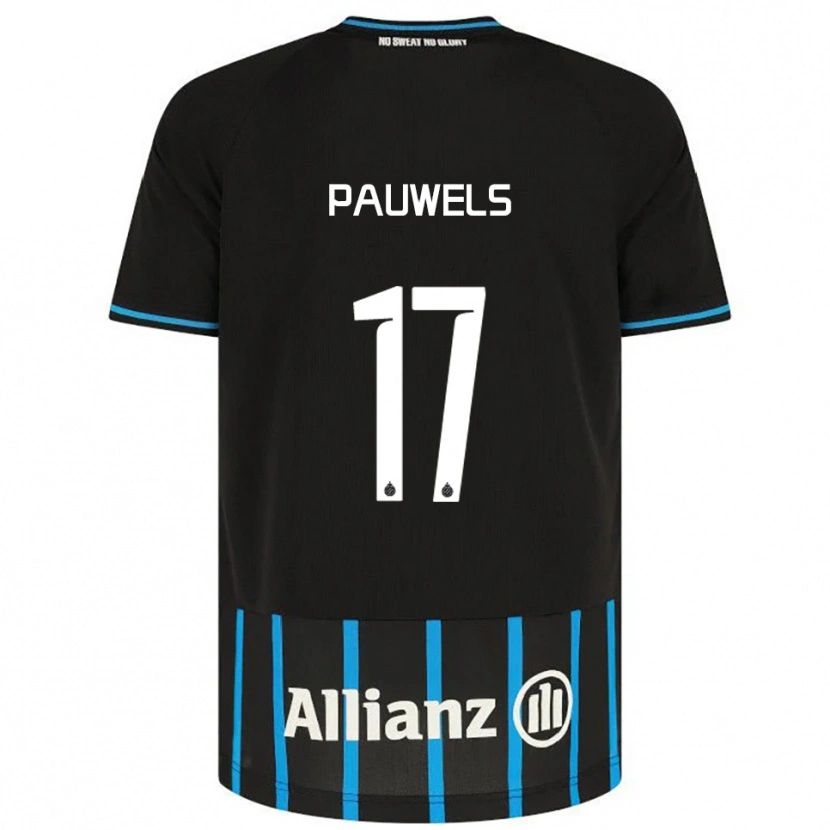 Danxen Herren Fleur Pauwels #17 Schwarz Blau Heimtrikot Trikot 2025/26 T-Shirt